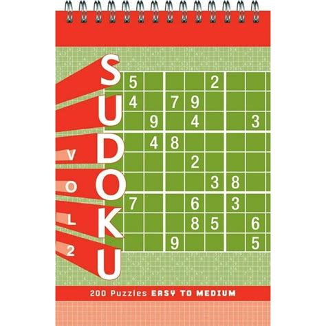 sudoku vol 2 puzzle pad easy to medium Reader