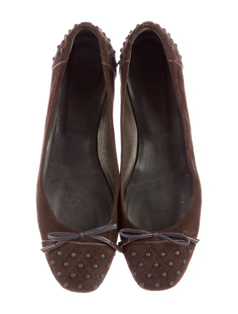 suede ballet flats