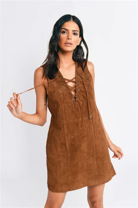 suede dress