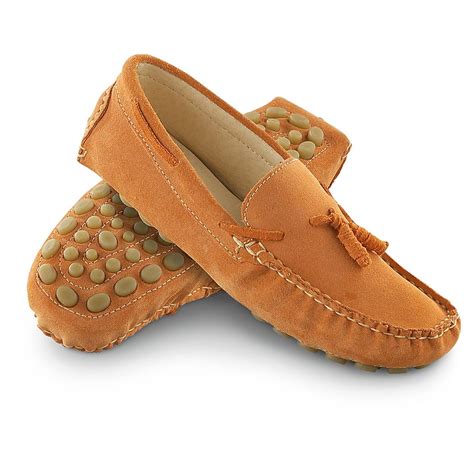 suede driving mocs