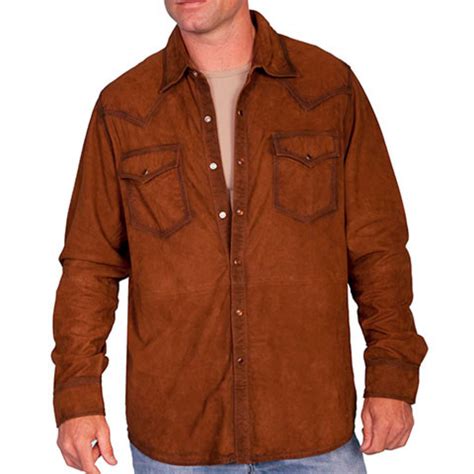 suede western shirt