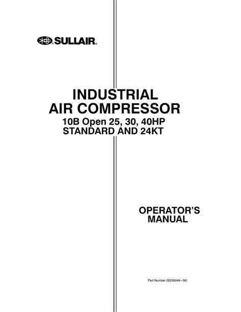 sullair 10b manual pdf PDF