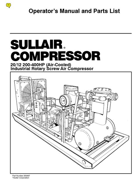 sullair air compressor manual PDF