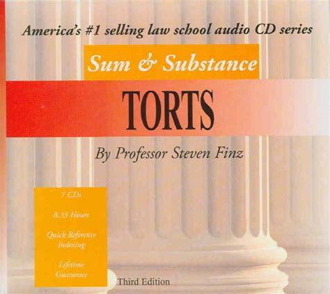 sum and substance audio on torts Doc