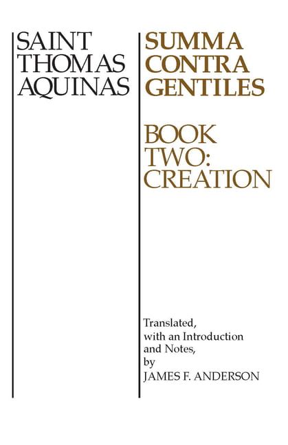 summa contra gentiles book two creation Reader