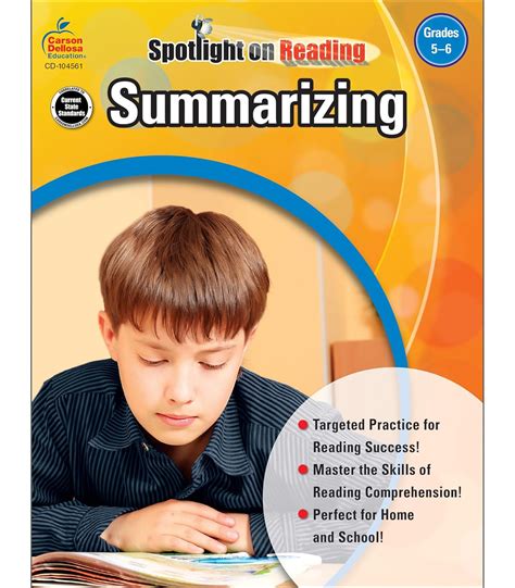 summarizing grades 5 6 spotlight on reading PDF