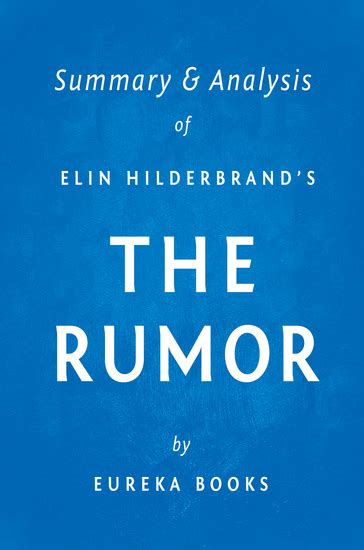 summary and analysis of elin hilderbrands the rumor PDF