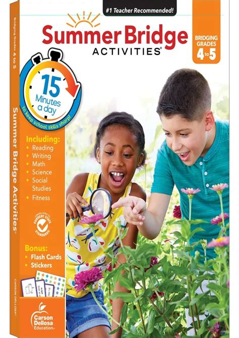 summer bridge activities 4th to 5th grade PDF