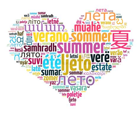 summer in different languages