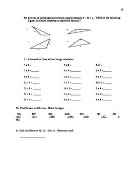 summer math packet for incoming 6th graders misd home Epub