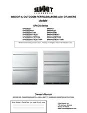 summit sp6ds2dos refrigerators owners manual PDF