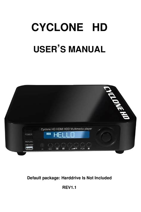 sumvision cyclone micro 3 manual Doc