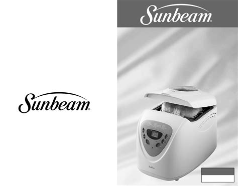 sunbeam bread machine instructions Reader