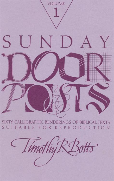 sunday doorposts vol 1 PDF