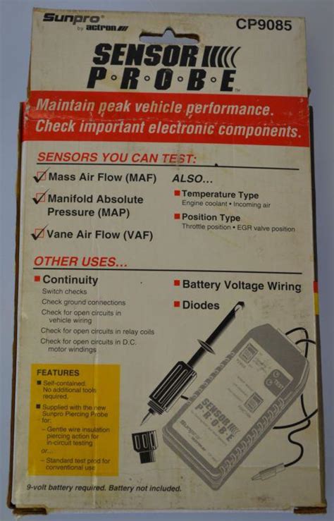 sunpro sensor probe cp9085 manual Ebook Doc