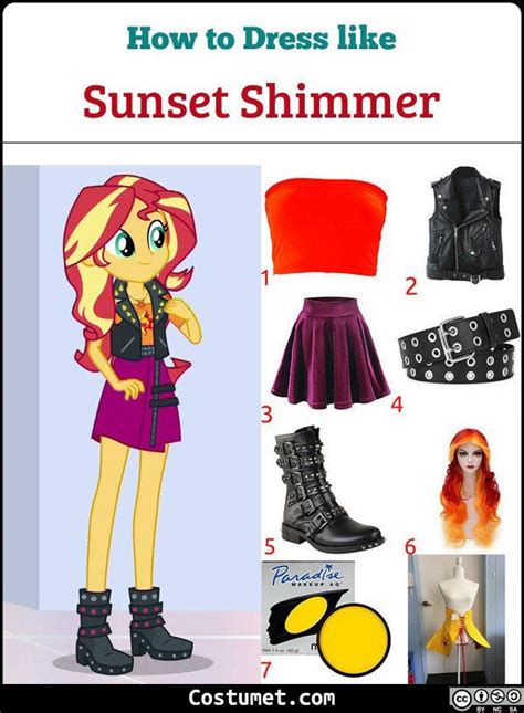 sunset shimmer outfits