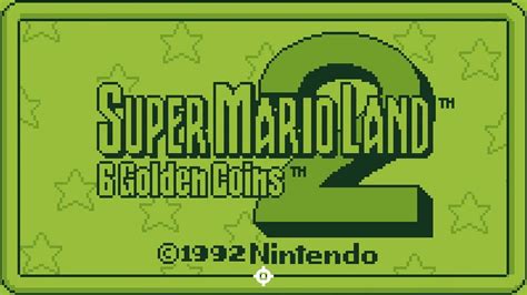 Super Mario Land 2 Walkthrough