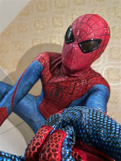 super realistic Spider-Man suit