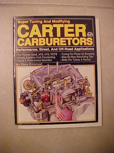 super tuning and modifying carter carburetors Kindle Editon