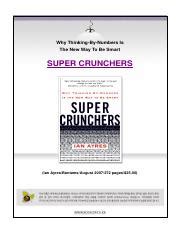 super-crunchers-pdf Kindle Editon