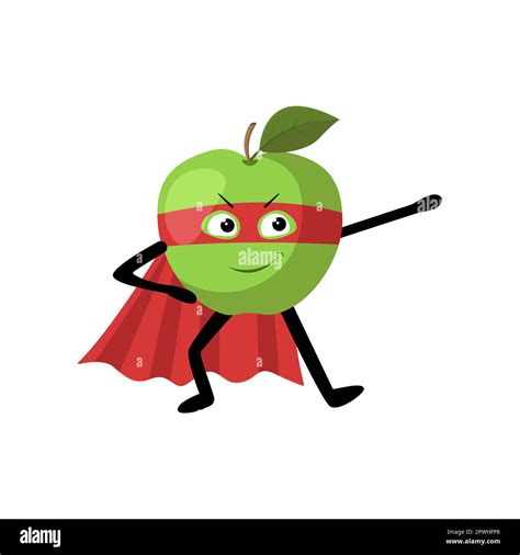 superhero apple no background