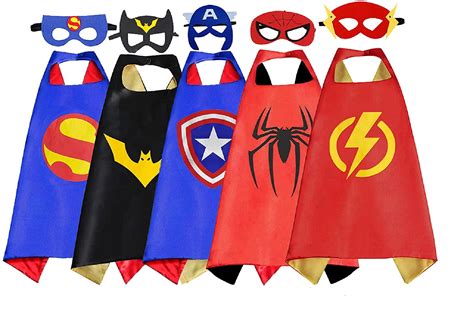 superhero capes and masks