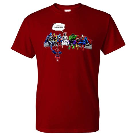 superheroes and jesus shirt