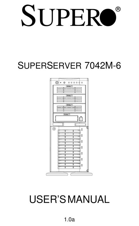 supermicro 7042m 6 owners manual PDF