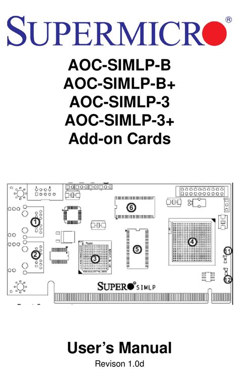 supermicro aoc simlp 3 plus owners manual Epub