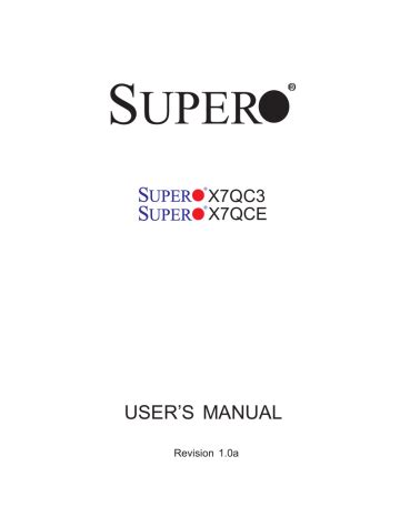 supermicro x7qc3 owners manual Epub