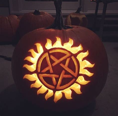 Supernatural Pumpkin Carving Patterns