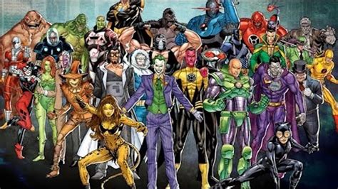 supervillains of the dc universe