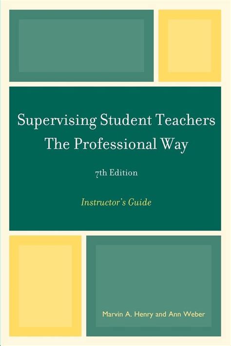 supervising student teachers the professional way Doc