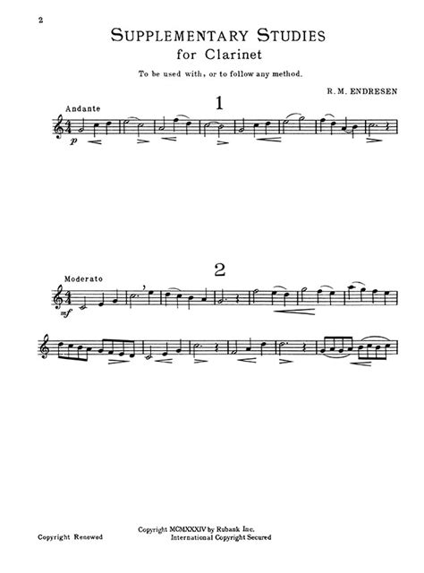 supplementary studies clarinet rubank educational library no 20 Kindle Editon