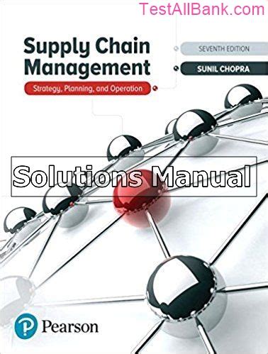 supply chain management chopra solution manual Epub