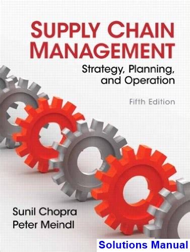 supply chain management chopra solutions manual Doc