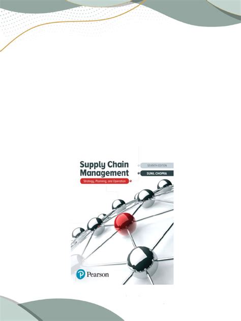 supply chain management sunil chopra solution manual pdf Epub