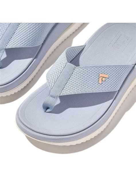 surff two-tone sports-webbing toe-post sandals skywash blue