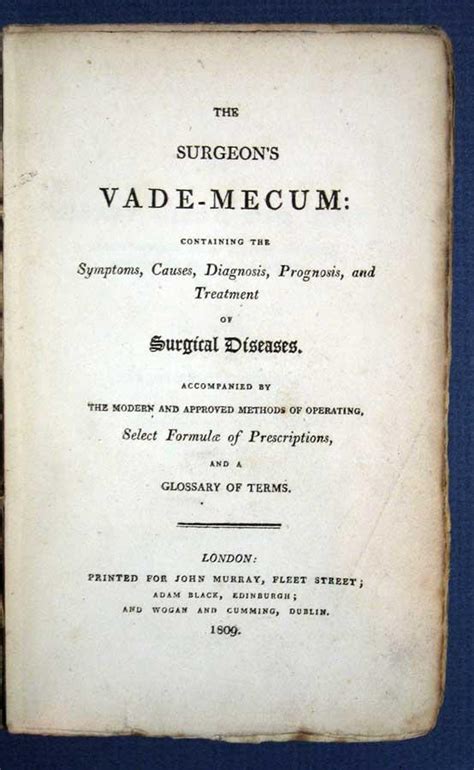 surgeons vade mecum containing diagnosis accompanied Kindle Editon