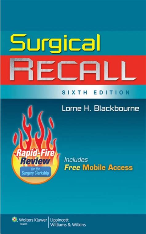 surgical recall 6th edition pdf Epub