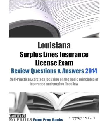 surplus insurance license questions answers PDF