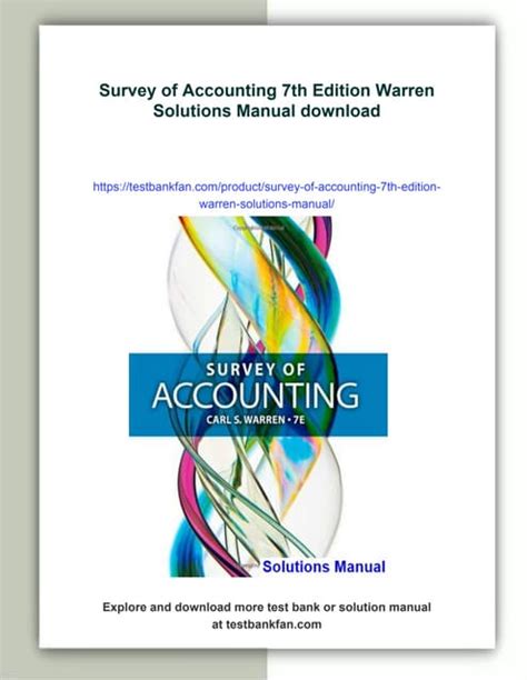 survey of accounting 7th edition pdf Doc