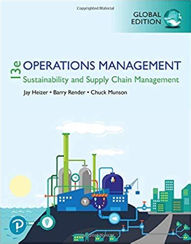 sustainability supply chain management heizer Ebook Kindle Editon