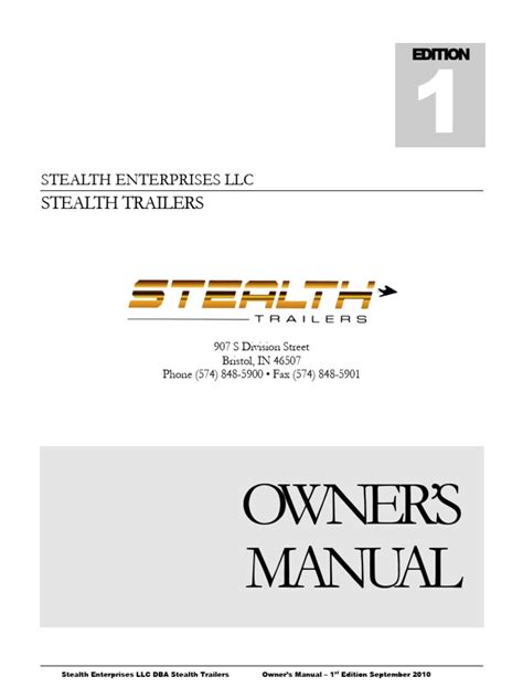 sutech stealth owners manual Epub