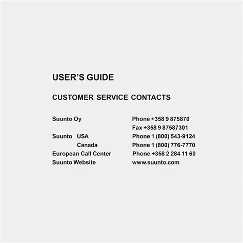 suunto vector user guide Epub