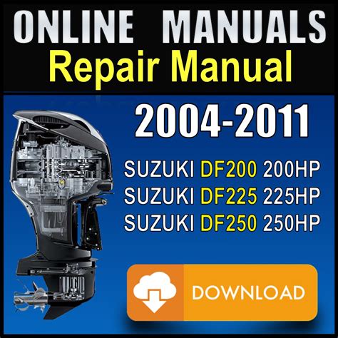 suzuki 250 hp service manual pdf Kindle Editon