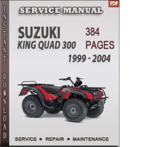 suzuki 300 king quad manual Kindle Editon