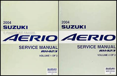 suzuki aerio 2004 owners manual Kindle Editon