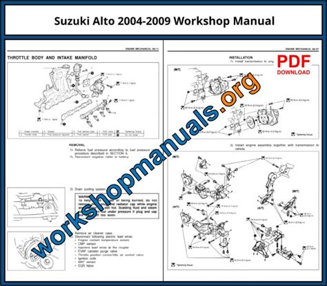 suzuki alto service manual PDF