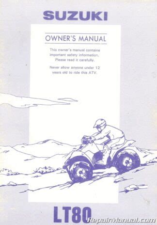 suzuki atv user manual Doc